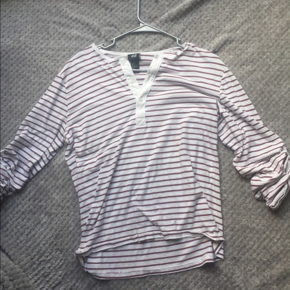 Medium H&M stripped shirt